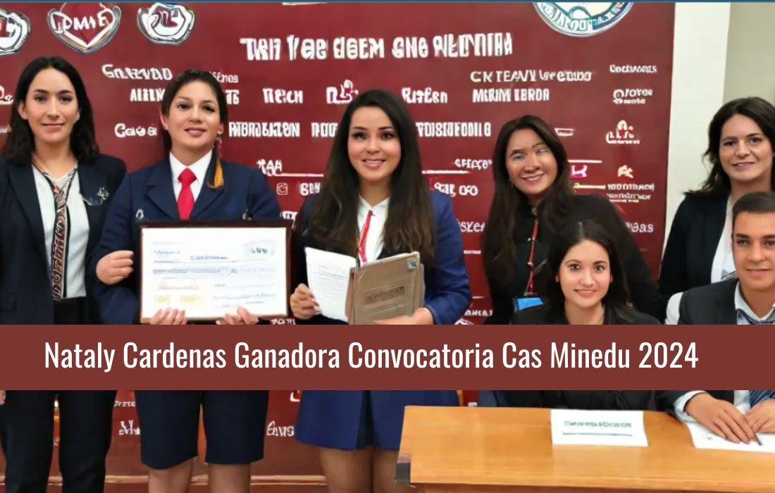 Nataly Cardenas Ganadora Convocatoria Cas Minedu 2024